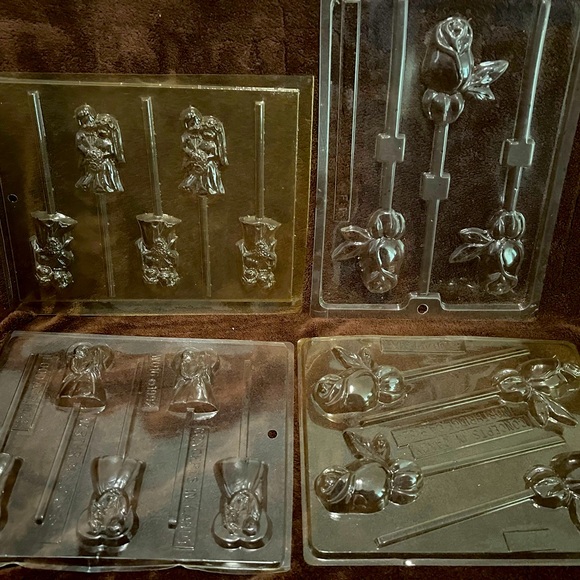 Chocolate Candy Molds 12 Total - Picture 1 of 6